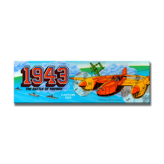 1943 Arcade Backlit Marquee Insert 26" x 8"