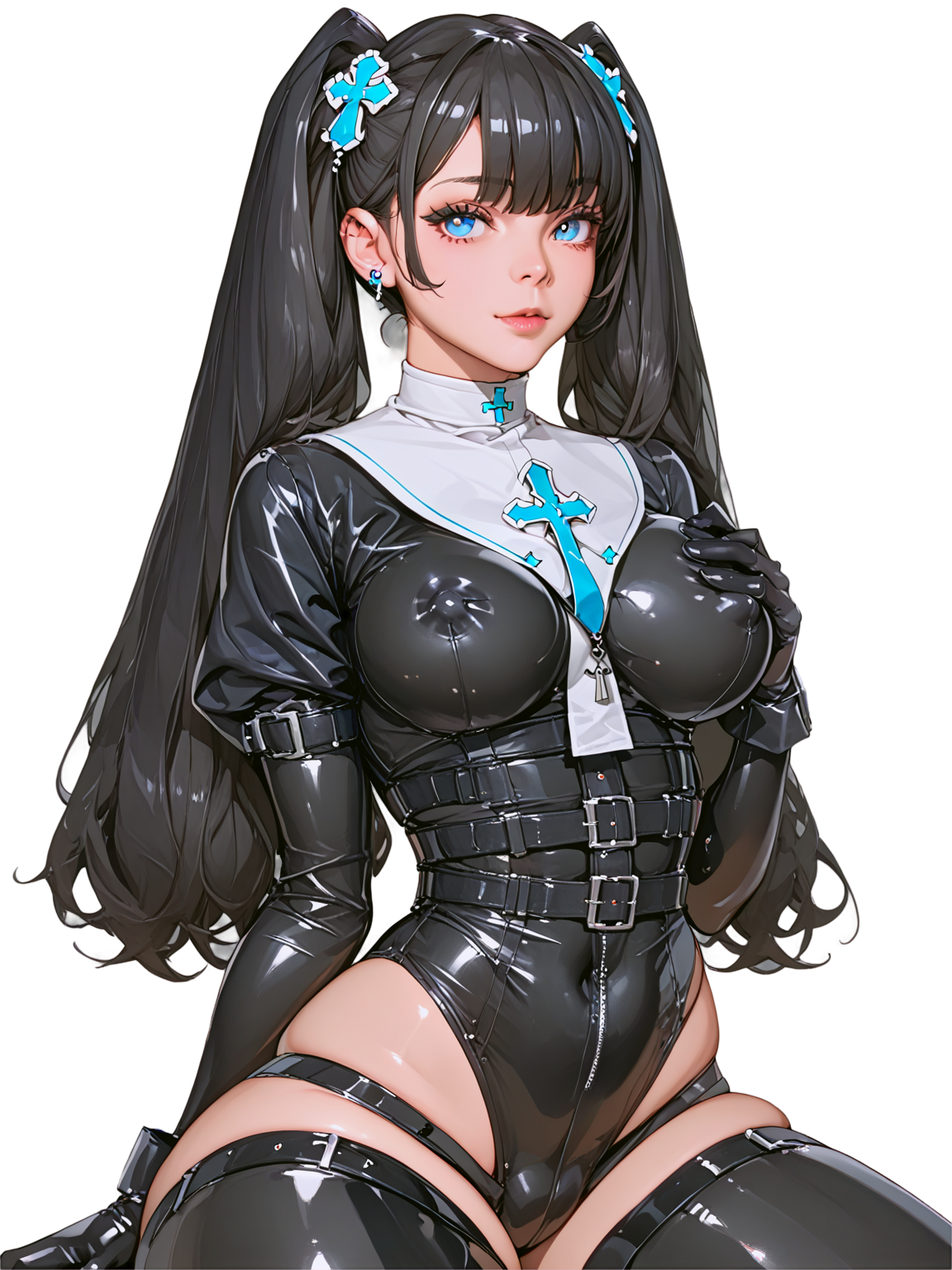 Hot Anime Goth Nun