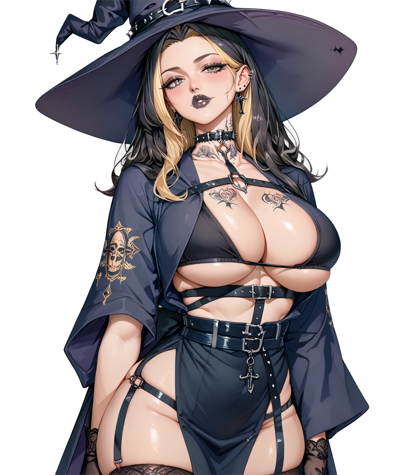 Hot Anime Goth Witch