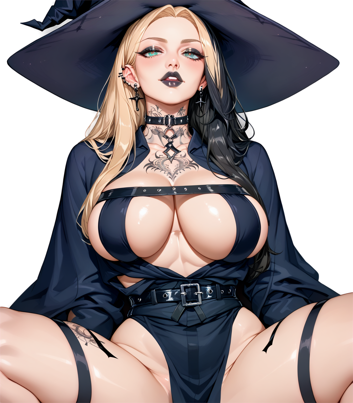 Hot Anime Goth Witch