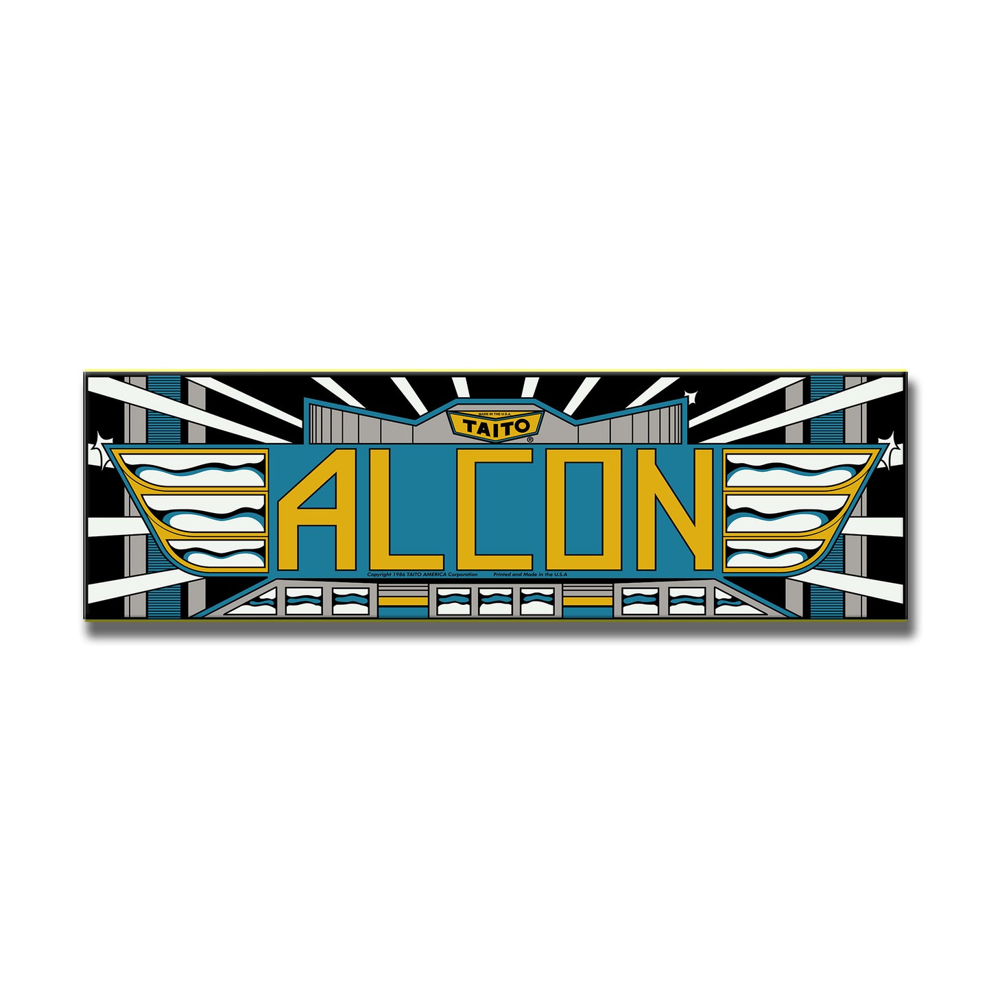 Alcon Arcade Backlit Marquee Insert 26" x 8"