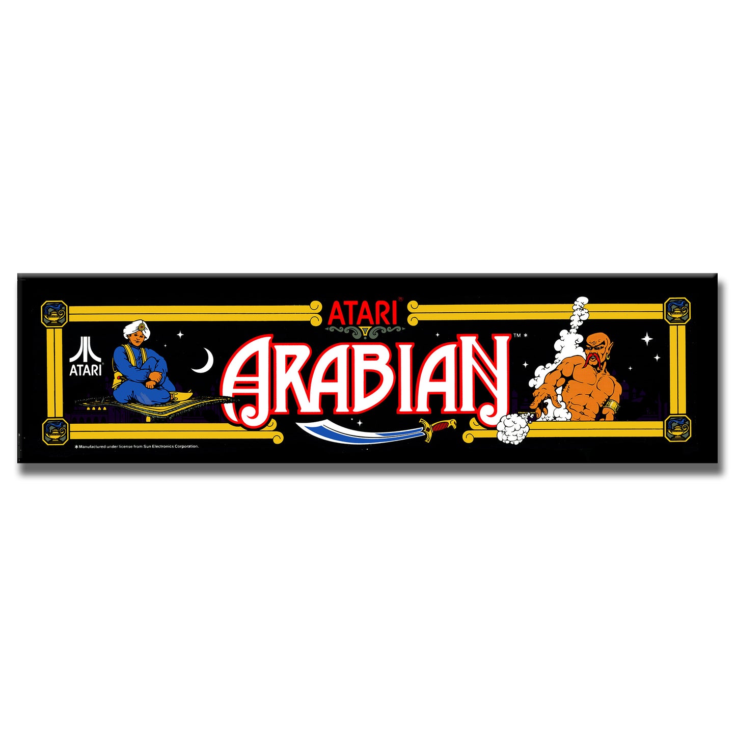 Arabian Arcade Backlit Marquee Insert 26" x 8"