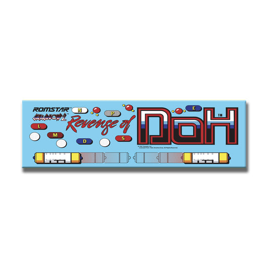 Arkanoid 2 Revenge of Doh Arcade Backlit Marquee Insert 26" x 8"