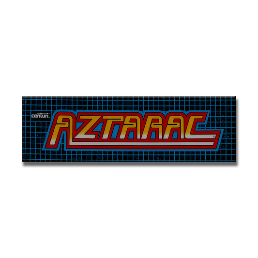 Aztarac Arcade Backlit Marquee Insert 26" x 8"