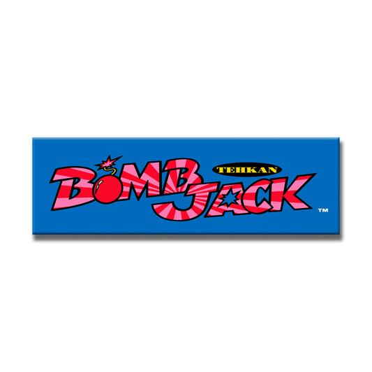 Bomb Jack Arcade Backlit Marquee Insert 26" x 8"