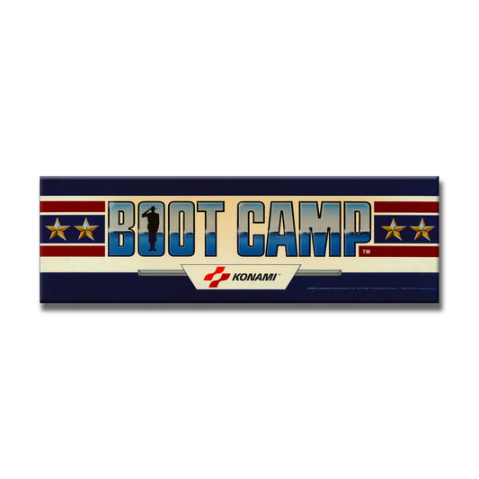 Boot Camp Arcade Backlit Marquee Insert 26" x 8"
