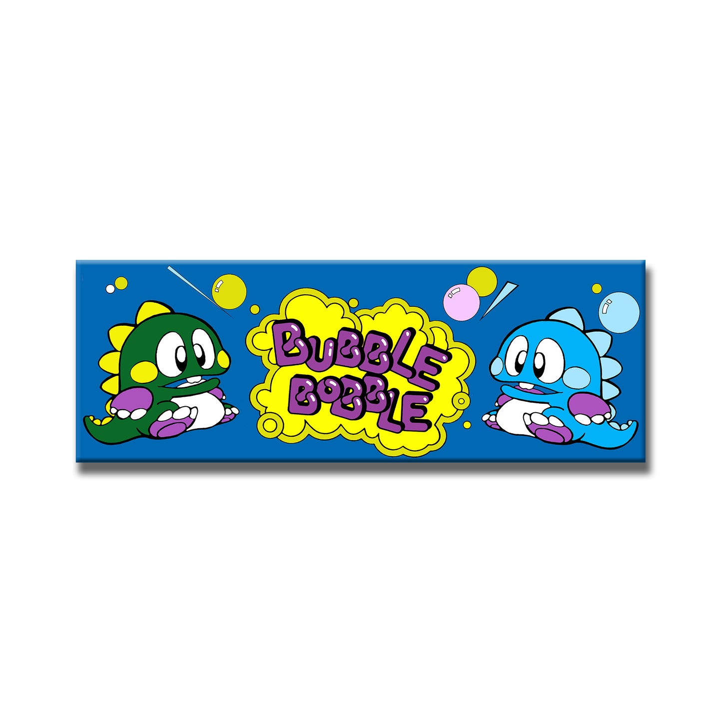 Bubble Bobble Arcade Backlit Marquee Insert 26" x 8"