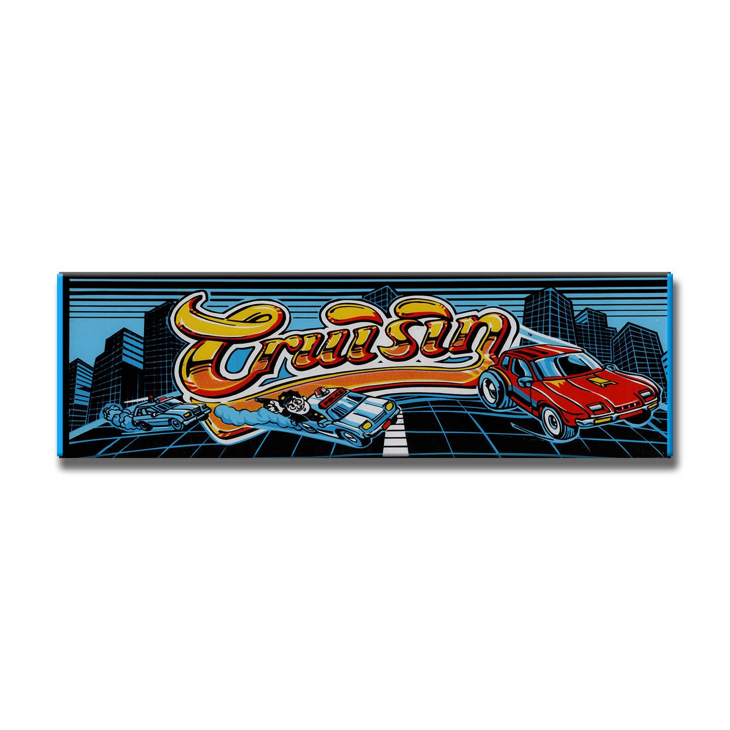 Cruisin' Arcade Backlit Marquee Insert 26" x 8"