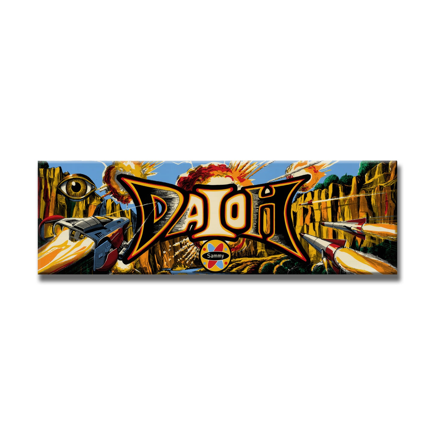 Daioh Arcade Backlit Marquee Insert 26" x 8"
