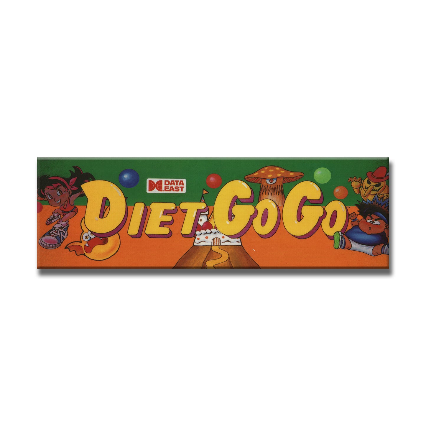 Diet Go Go Arcade Backlit Marquee Insert 26" x 8"