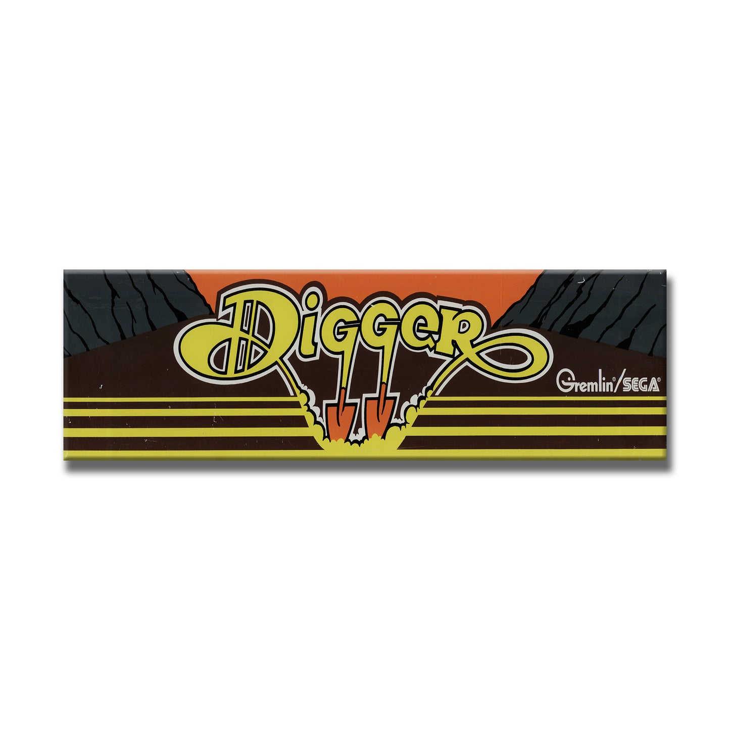 Digger Arcade Backlit Marquee Insert 26" x 8"