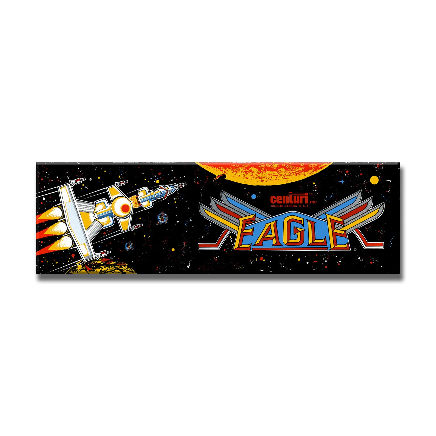 Eagle Arcade Backlit Marquee Insert 26" x 8"