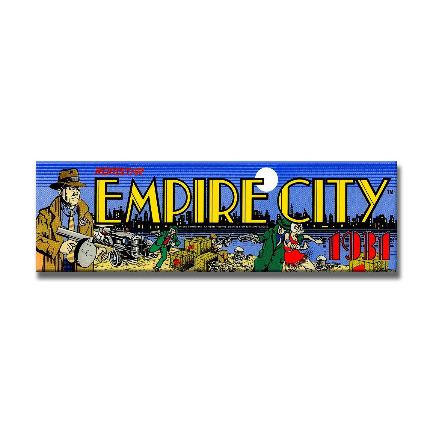 Empire City Arcade Backlit Marquee Insert 26" x 8"