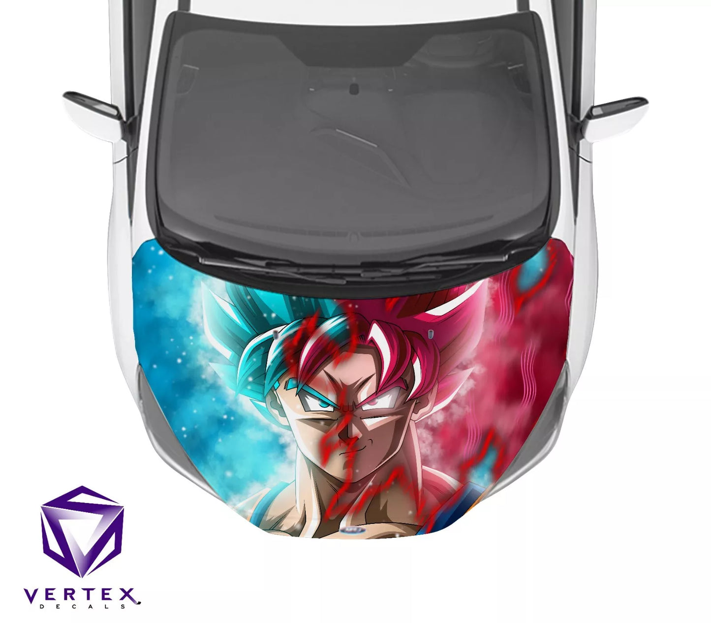 Goku Super Saiyan Blue/God Anime Hood Wrap 65 X 50