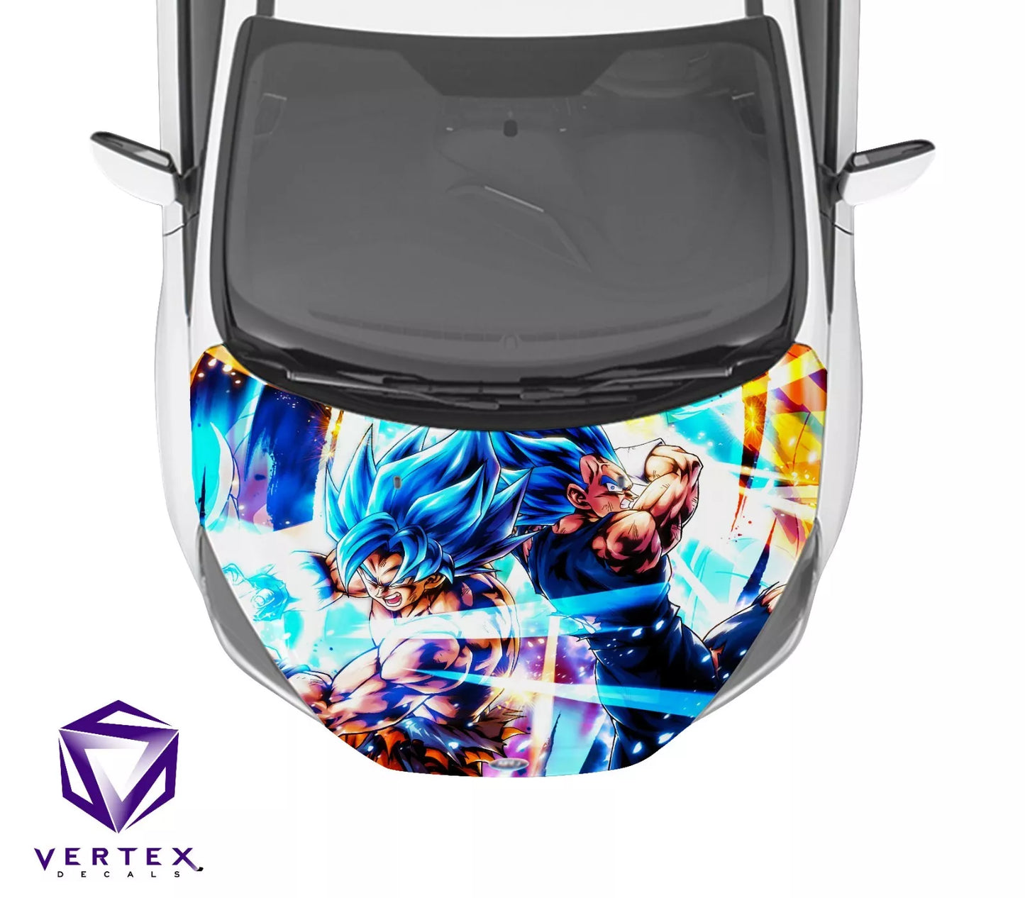 Goku & Vegeta Anime Hood Wrap 65" X 50"