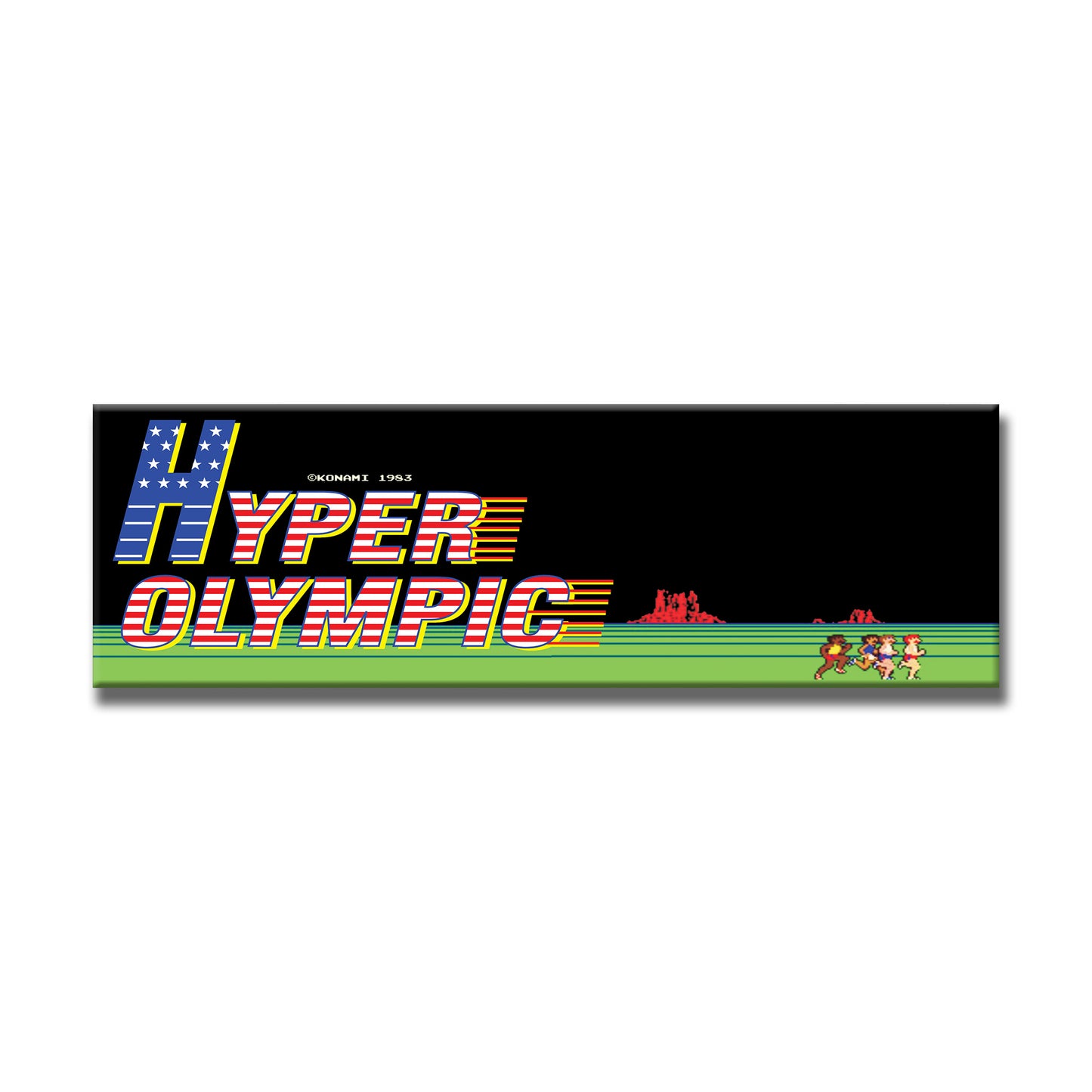 Hyper Olympic Arcade Backlit Marquee Insert 26" x 8"