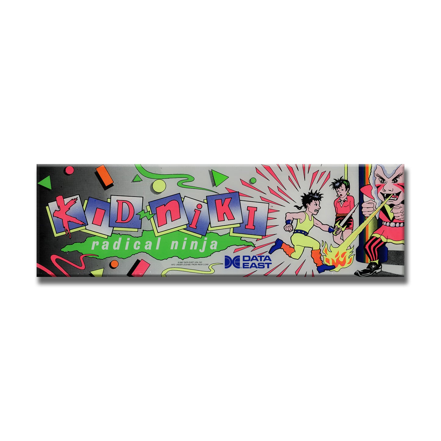 Kid Niki Arcade Backlit Marquee Insert 26" x 8"