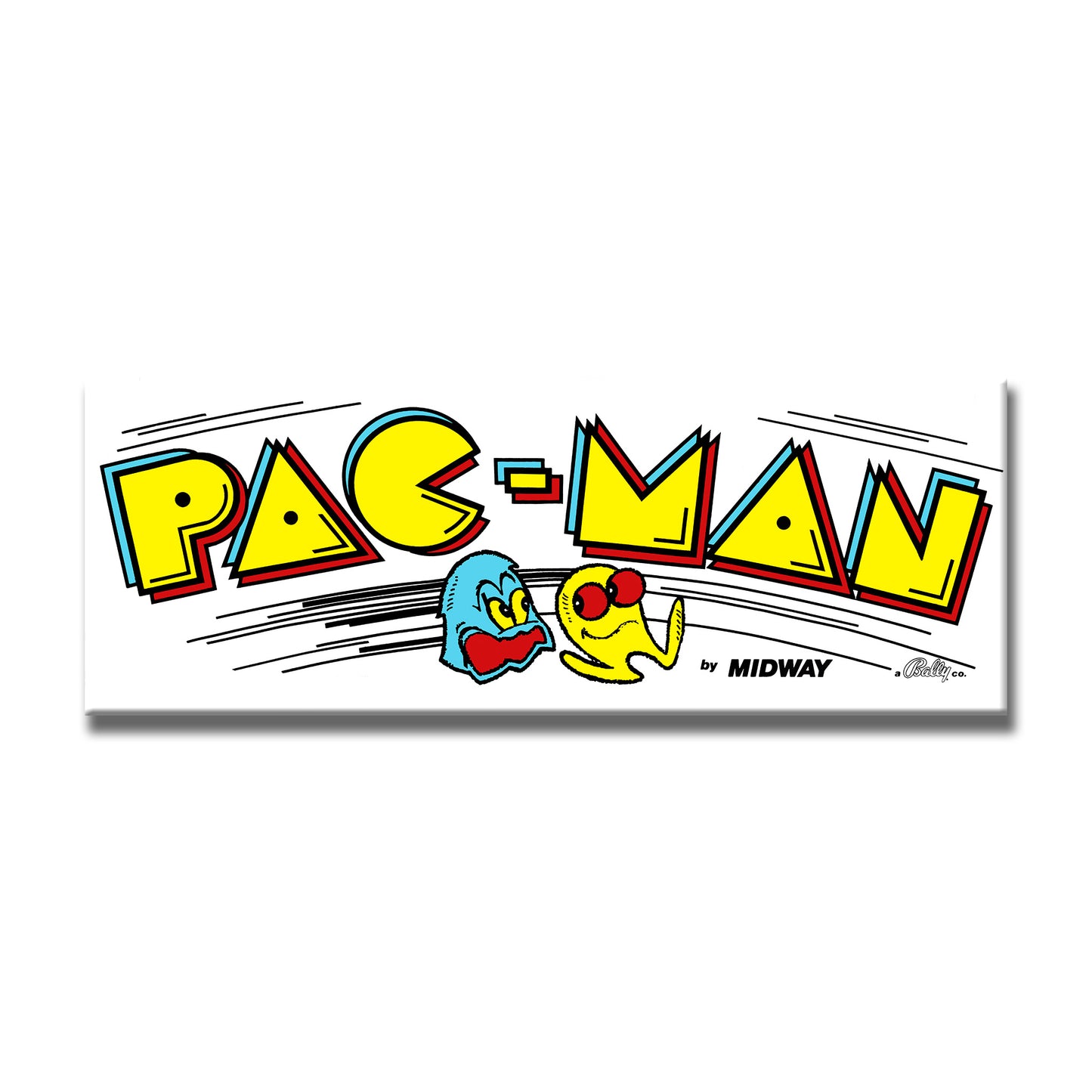 Pac Man Arcade Backlit Marquee Insert 23" x 9"
