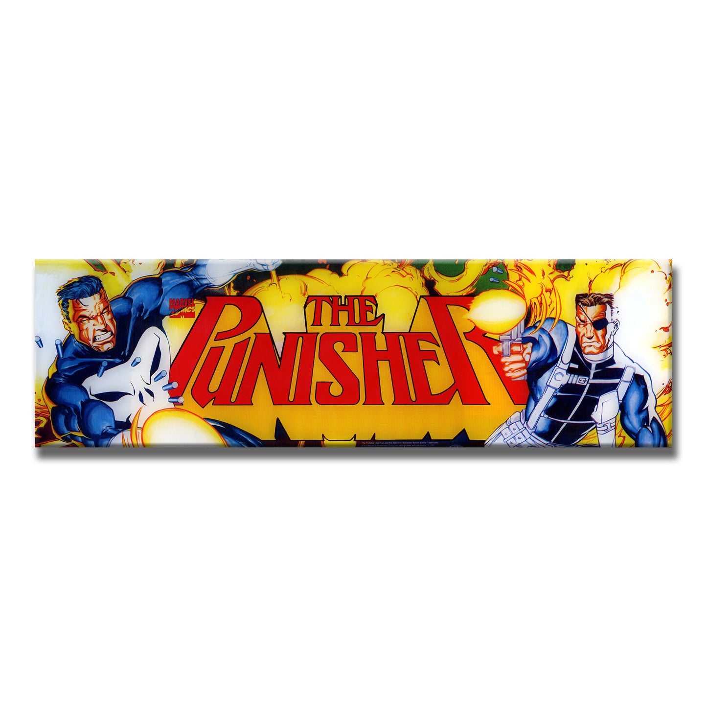 Punisher Arcade Backlit Marquee Insert 26" x 8"