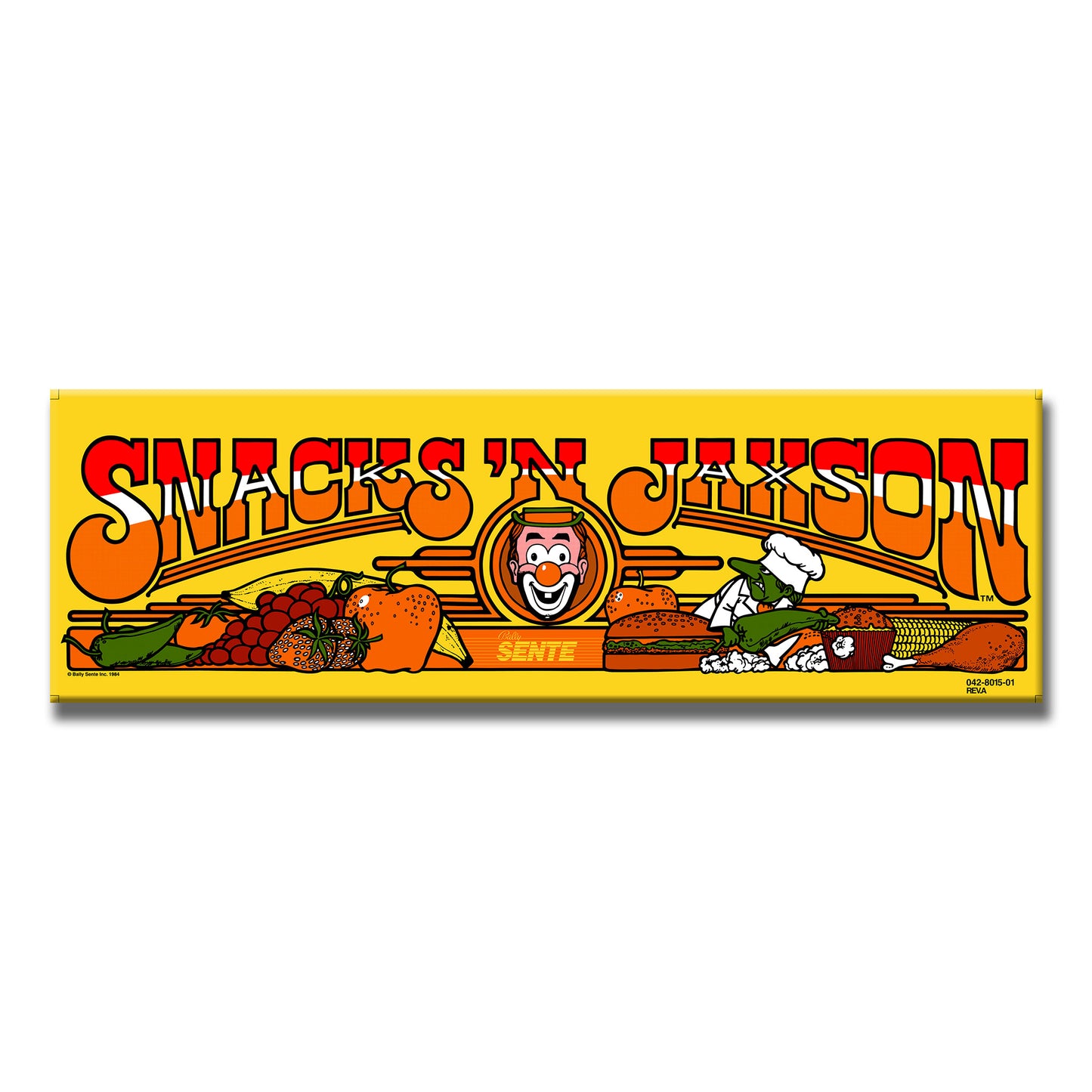 Snacks'n Jaxson Arcade Backlit Marquee Insert 26" x 8"