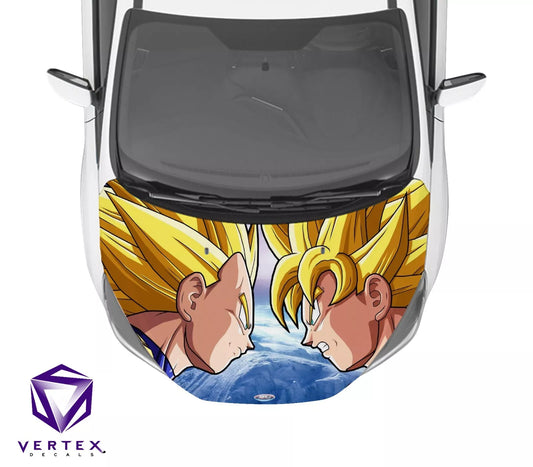 Vegeta vs. Goku Hood Wrap 65" X 50"