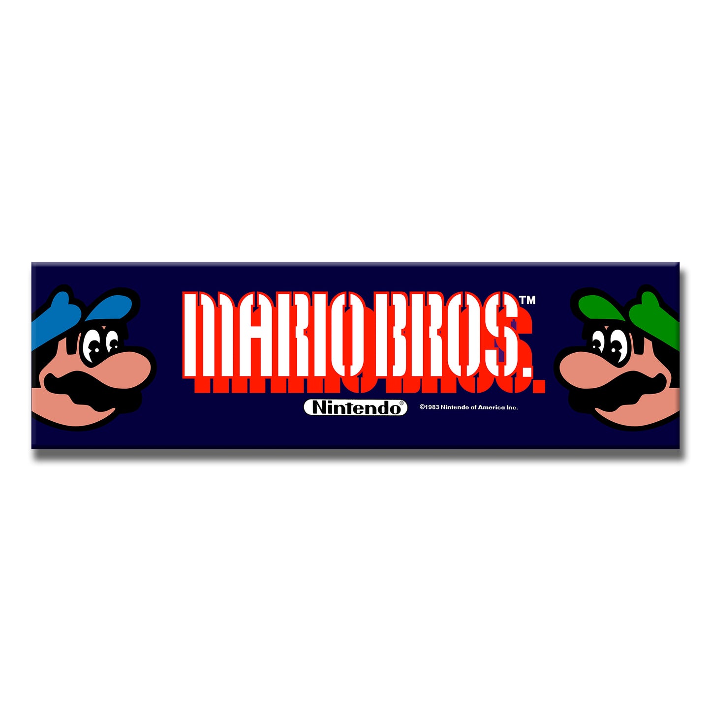 Mario Bros. Arcade Backlit Marquee Insert 26" x 8"
