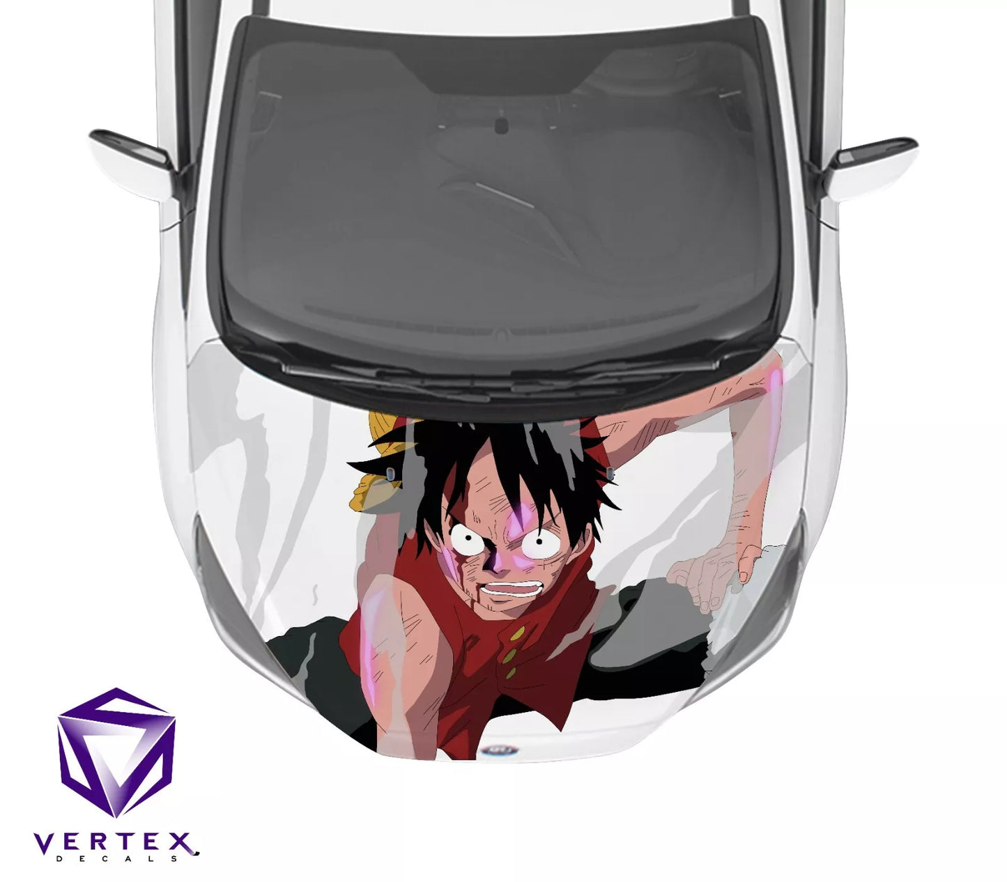 Luffy One Piece Anime Hood Wrap 65" X 50"