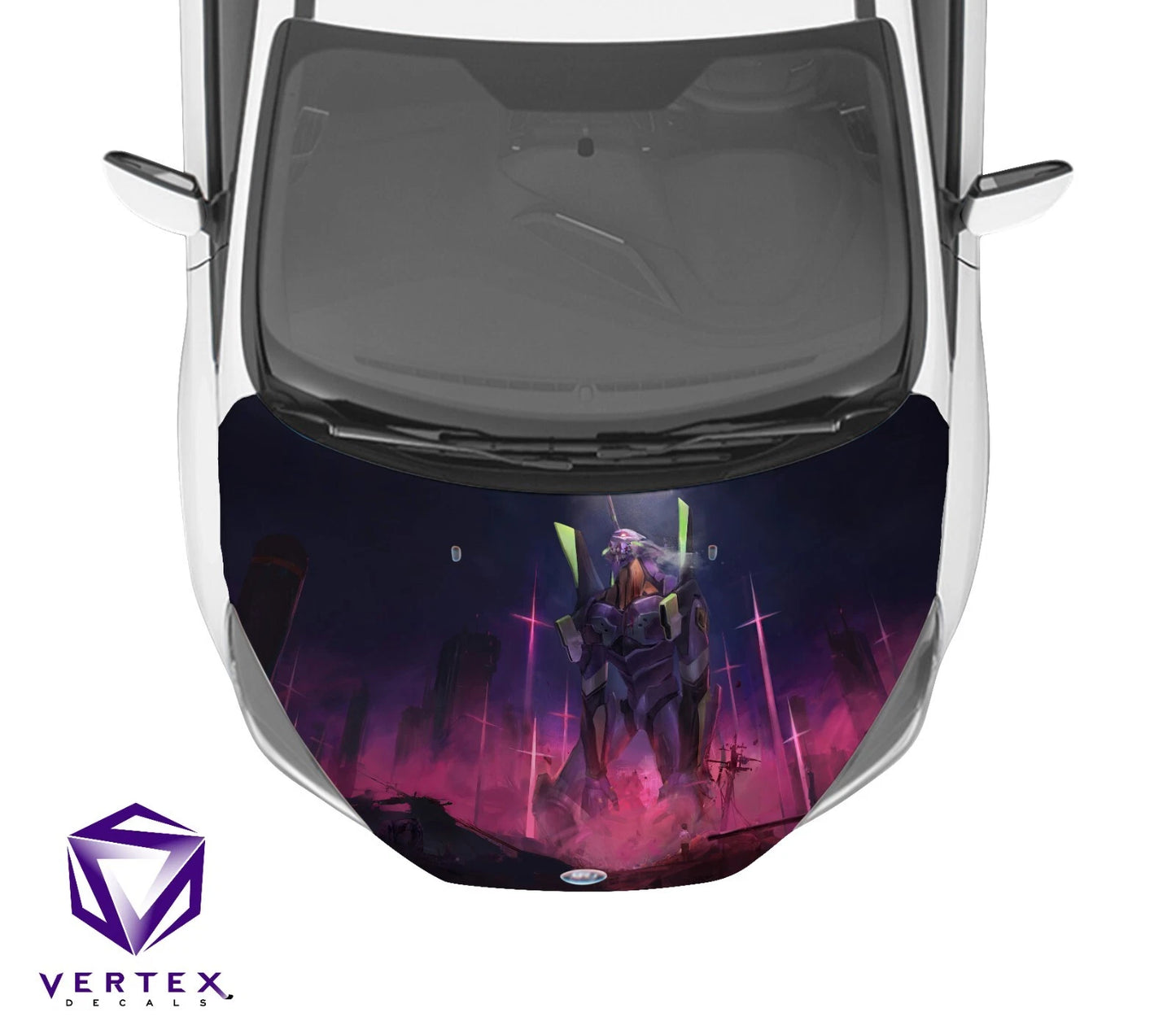 Evangelion Unit-01 Neon Genesis Evangelion Anime Hood Wrap 65" X 50"