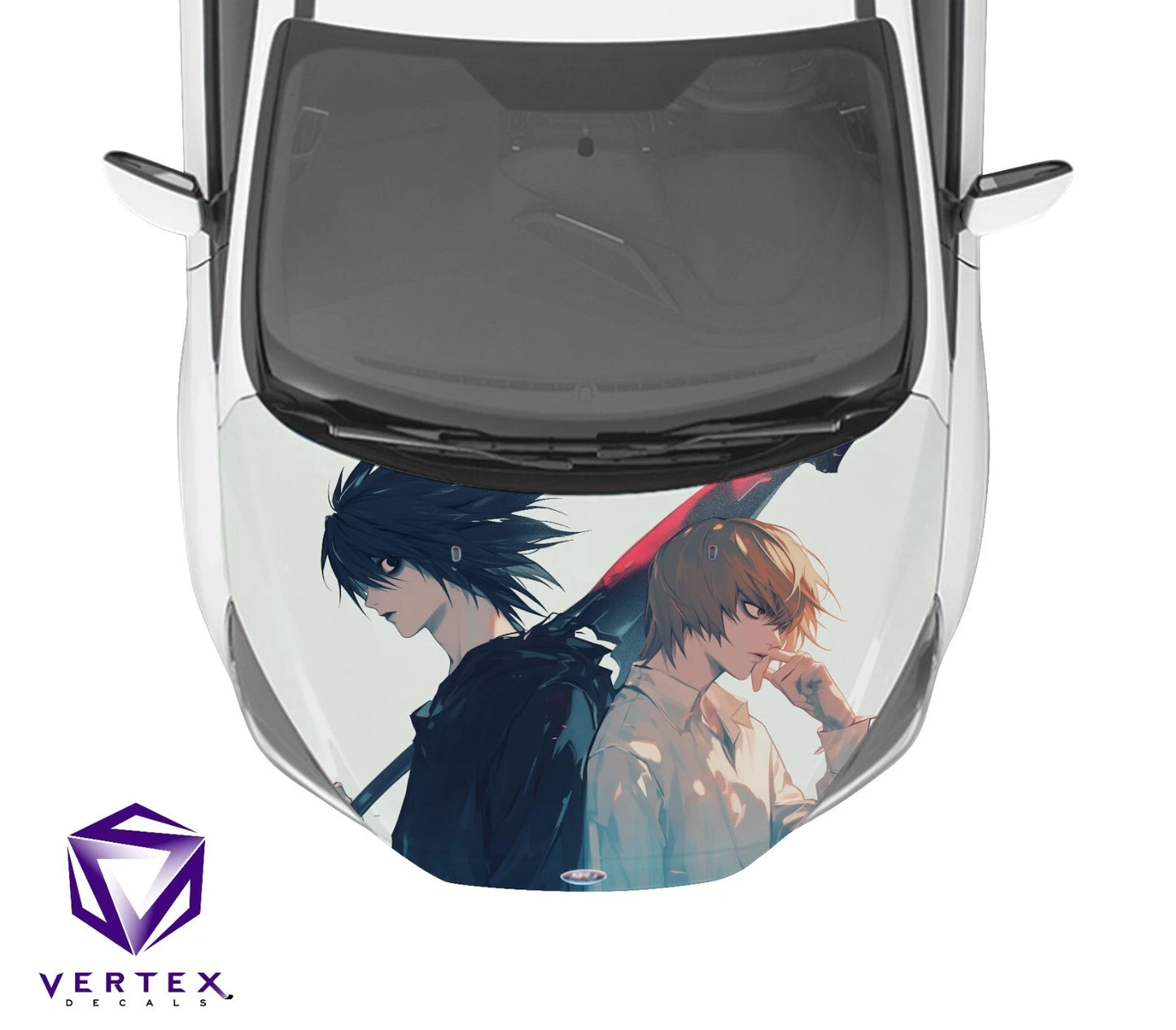 Light & L Death Note Anime Hood Wrap 65" X 50"