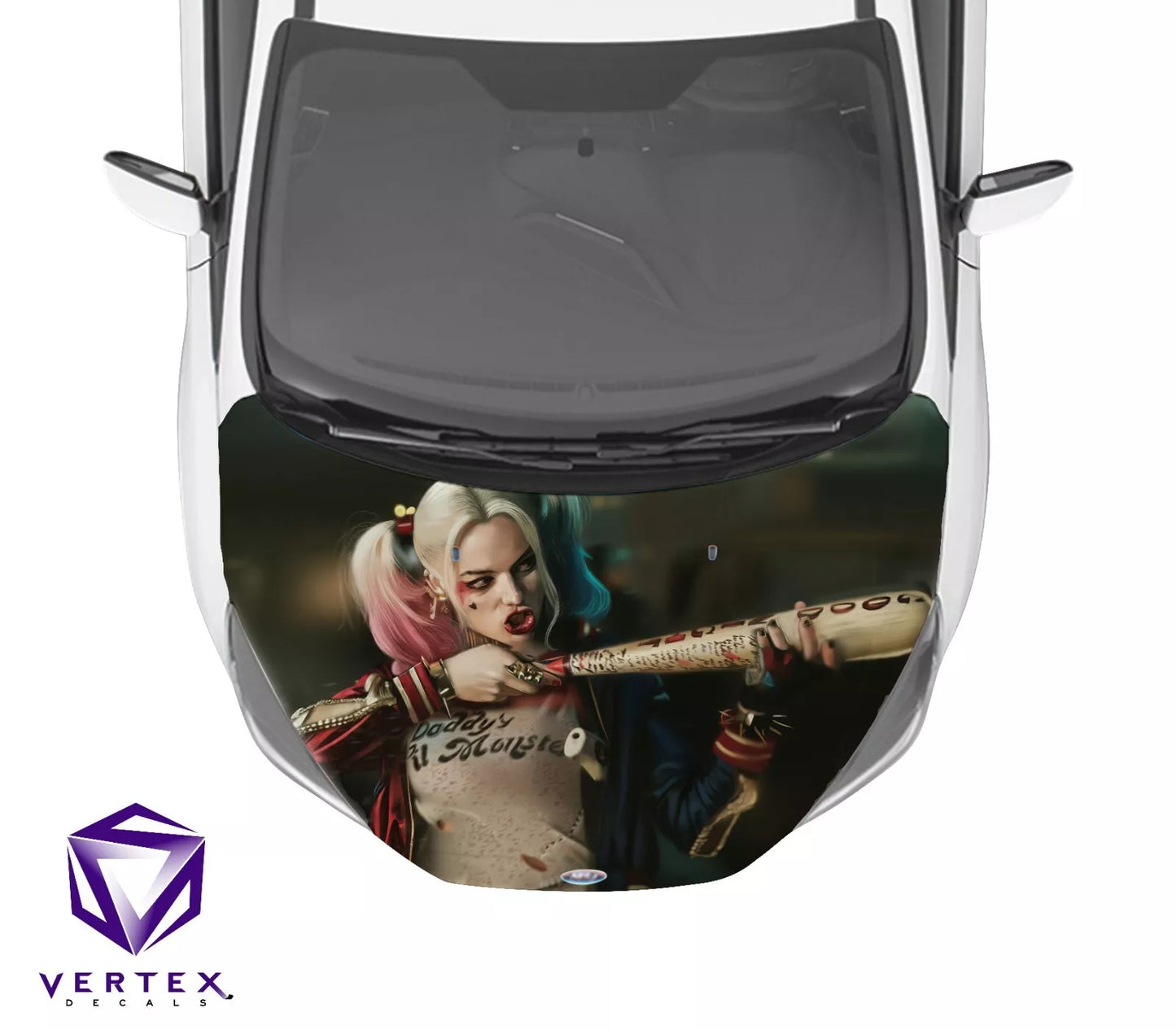 Harley Quinn Comic Hood Wrap 65" X 50"