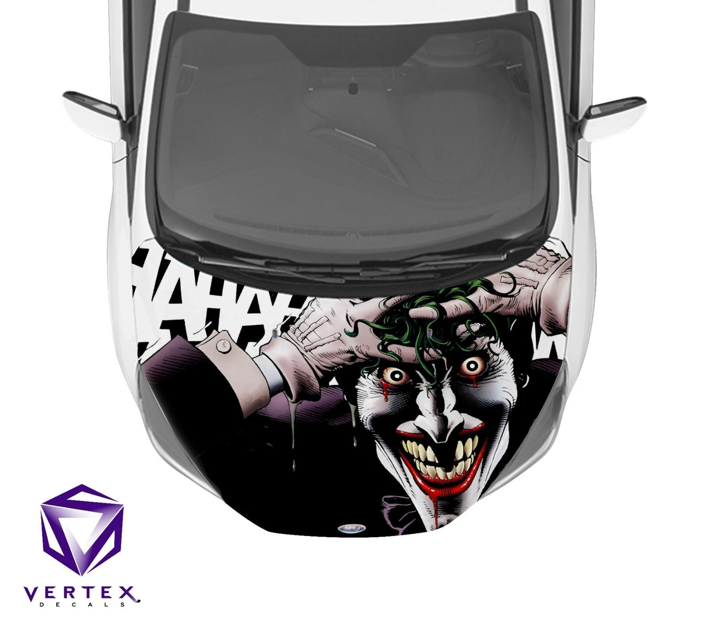 The Joker Comic Hood Wrap 65" X 50"