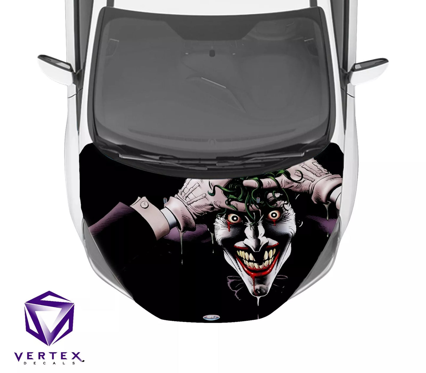 The Joker Comic Hood Wrap 65" X 50"