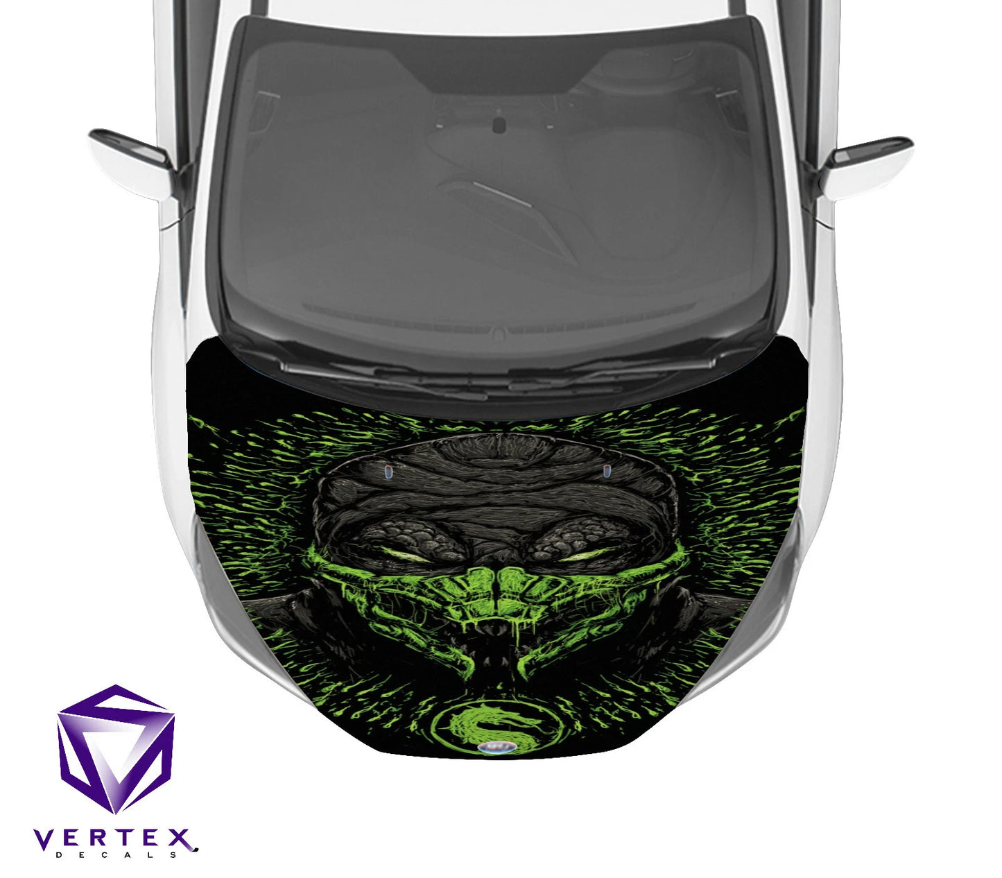 Reptile Video Game Hood Wrap 65" X 50"