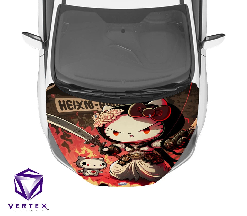 Hello Kitty Anime Hood Wrap 65" X 50"
