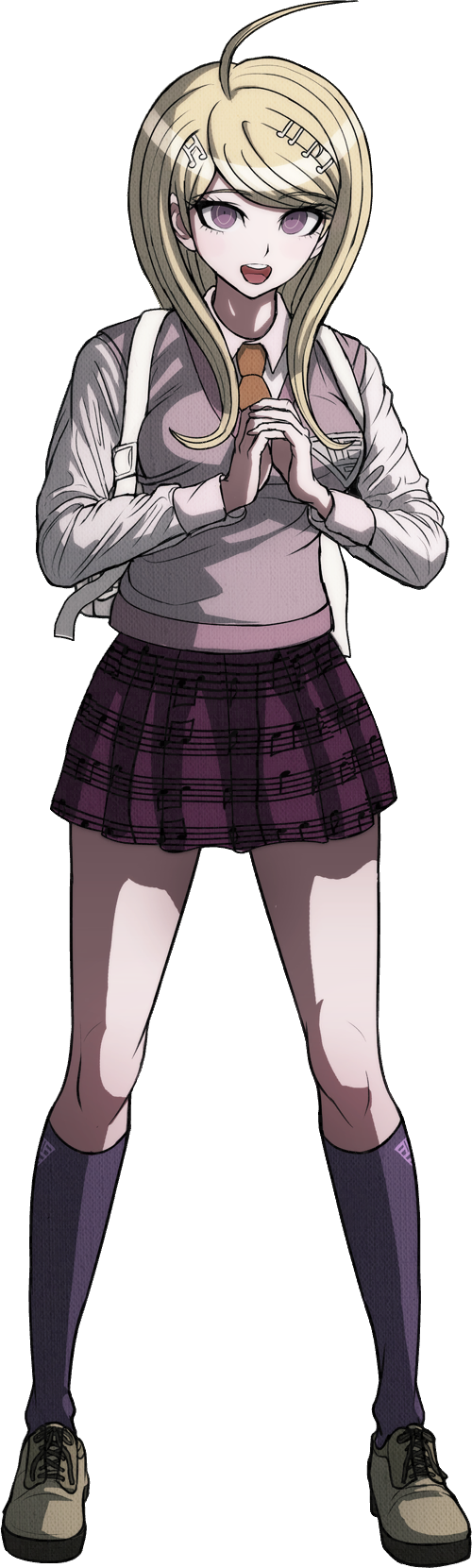 Kaede Akamatsu Full Body Sprite 5