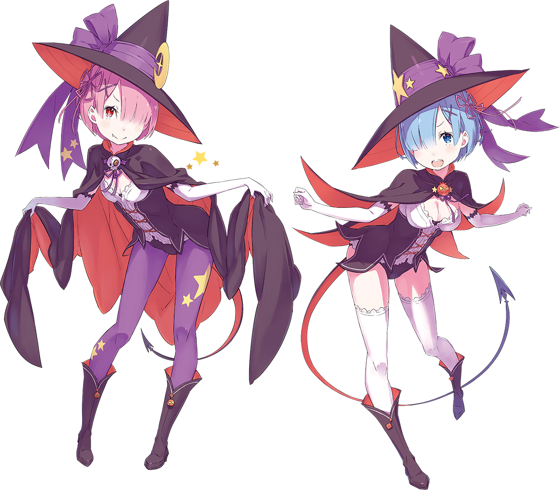 Halloween Rem and Ram