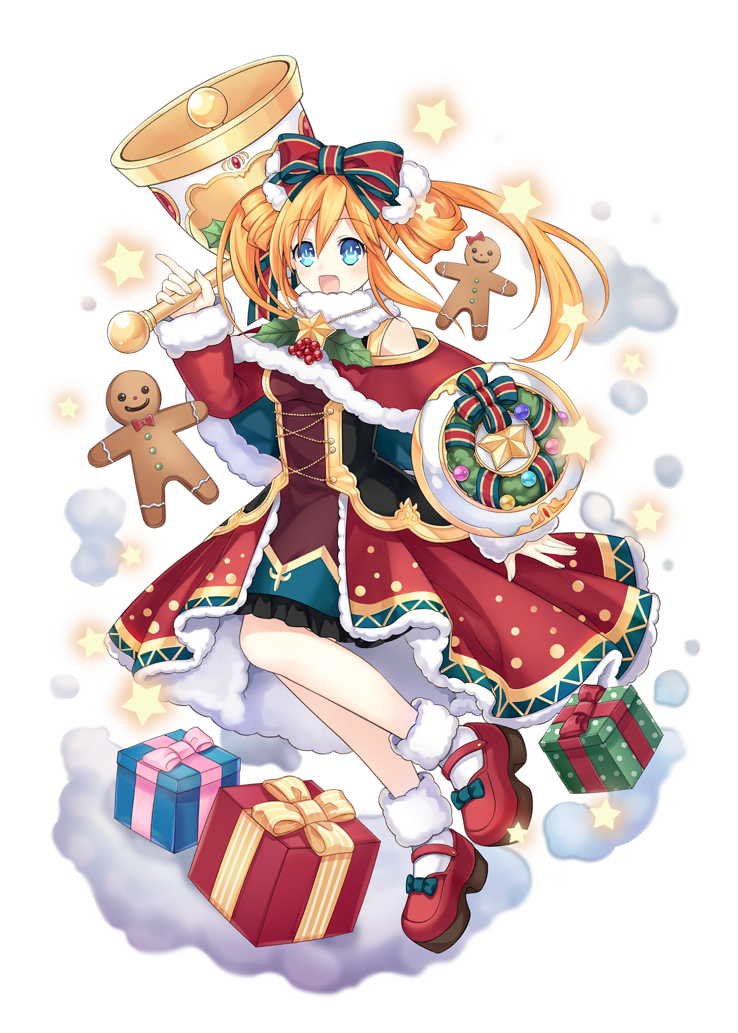 Christmas Orange Heart