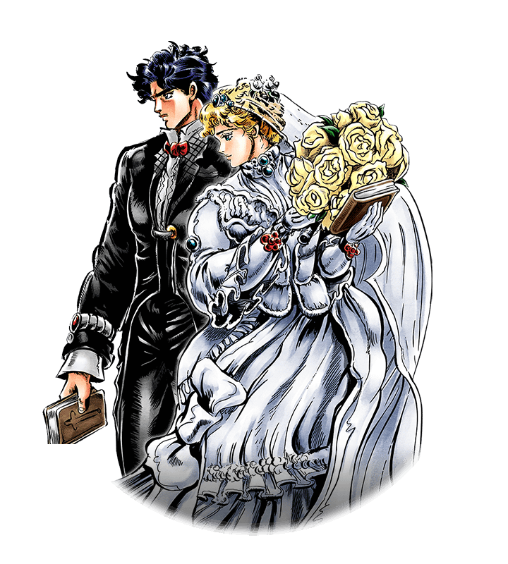 Jonathan Joestar and Erina Wedding