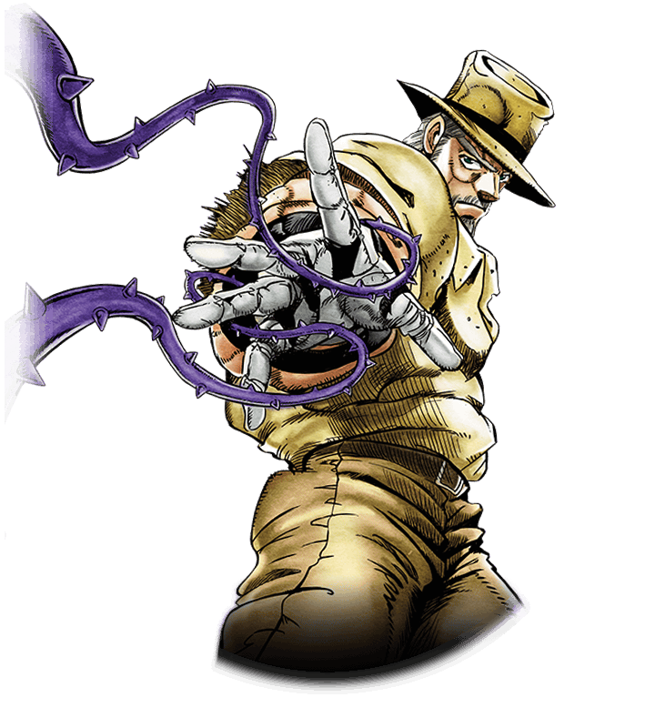 Joseph Joestar (Stand flowing with Hamon)