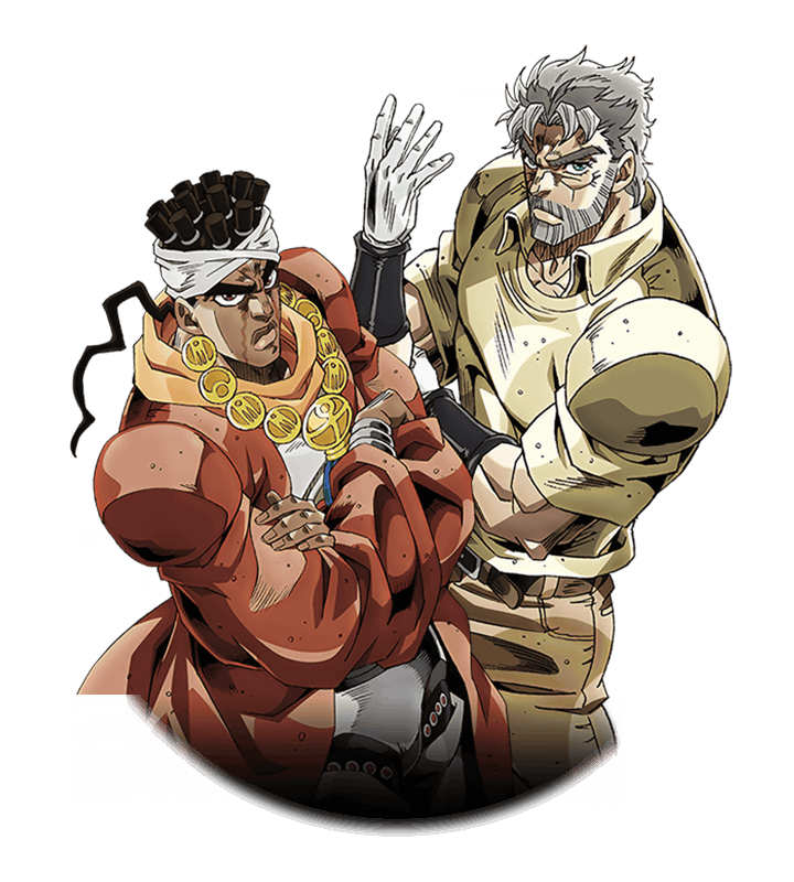 Joseph and Avdol (Anime Ver.)