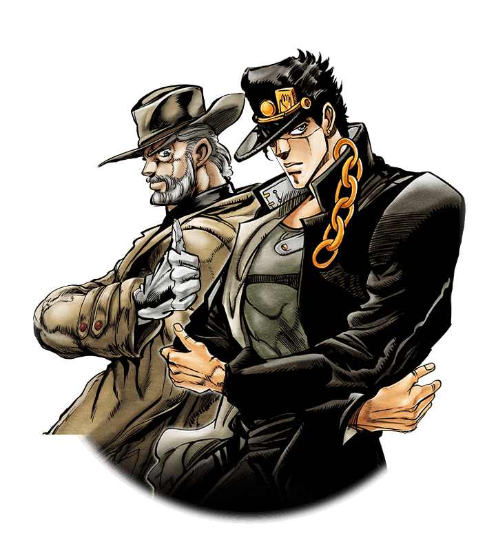 Jotaro and Joseph