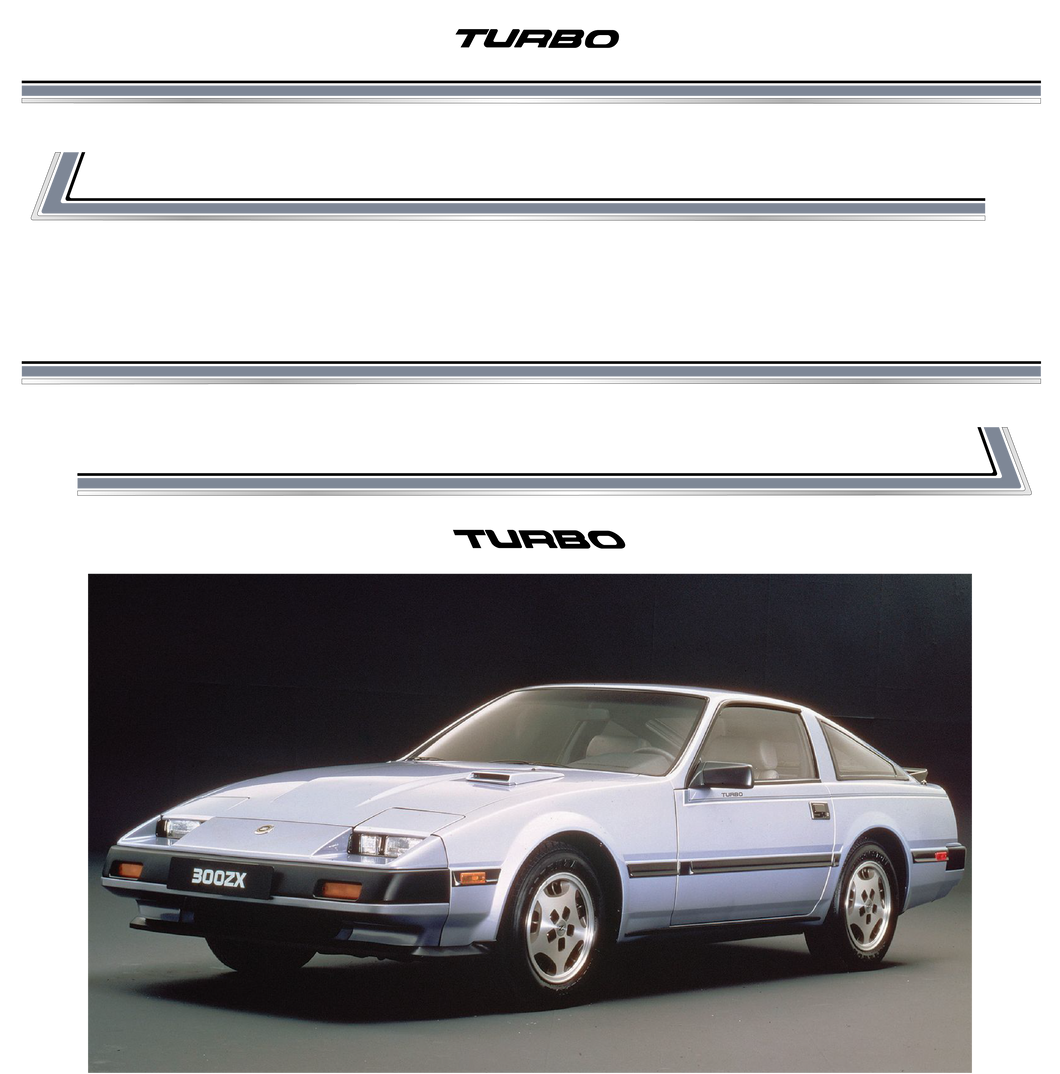 Nissan 300ZX Turbo Z31 1984-1989 84-89 Side Livery Stripes 77900-01P00