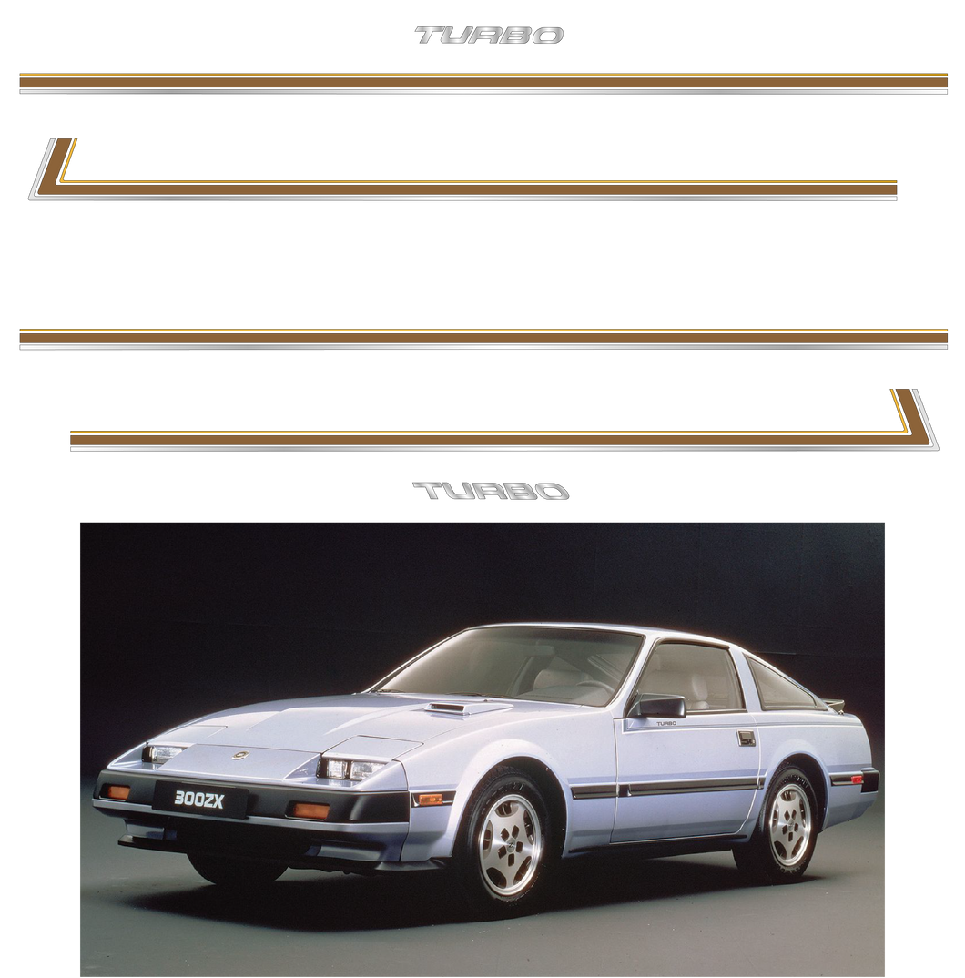 Nissan 300ZX Turbo Z31 1984-1989 84-89 Side Livery Stripes 77900-01P01