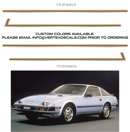 Nissan 300ZX Turbo Z31 1984-1989 84-89 Side Livery Stripes (Customizable)