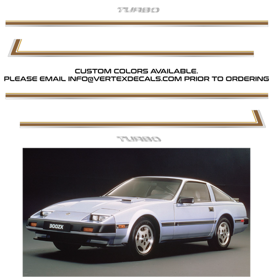 Nissan 300ZX Turbo Z31 1984-1989 84-89 Side Livery Stripes (Customizable)