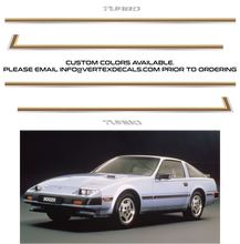 Load image into Gallery viewer, Nissan 300ZX Turbo Z31 1984-1989 84-89 Side Livery Stripes (Customizable)
