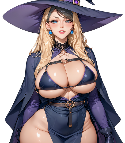 Hot Anime Goth Witch