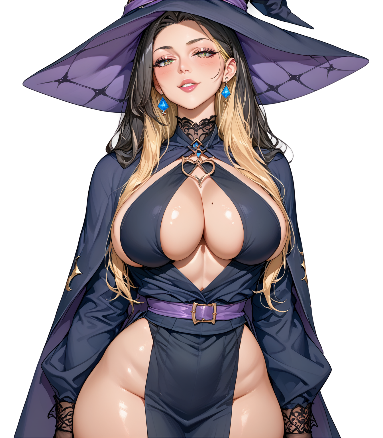 Hot Anime Goth Witch