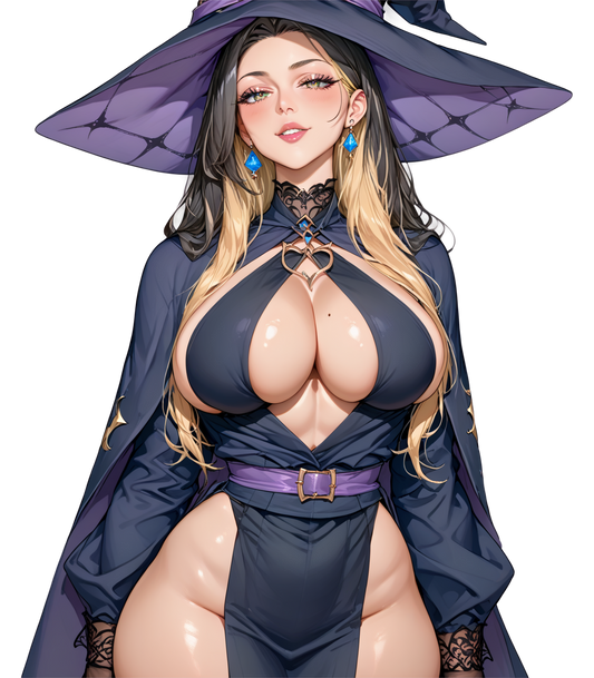 Hot Anime Goth Witch