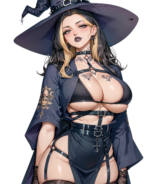 Hot Anime Goth Witch